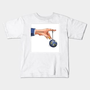 Globalism control the World Kids T-Shirt